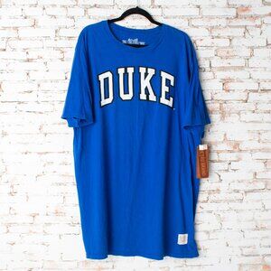 NEW Retro Brand Duke Blue Devils T-Shirt XL Tall Blue NCAA College Basketball Te